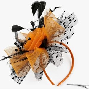 Gorgeous Beloved Millinery Fascinator Side Loop Feathers Ribbon Derby Te…